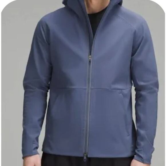 NWOT Lululemon Cross Chill Jacket Mens Size Medium in Blue Running M4AIDS - Picture 1 of 13